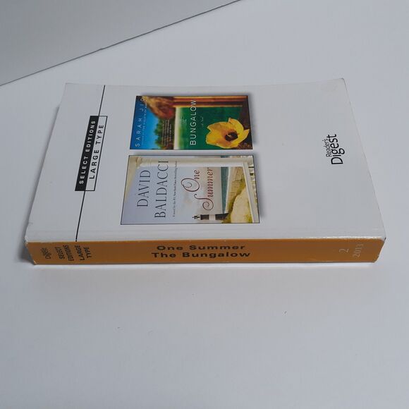 LARGE PRINT One Summer David Baldacci Bungalow Sarah Jio Paperback Readers Diges - Picture 3 of 11